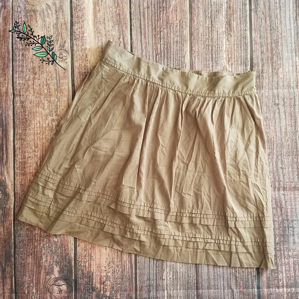 •3\$15• LOFT • Linen Skirt
